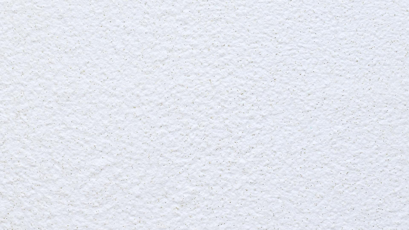Baumwollputz Farbdekor Weiß mit Goldglimmer